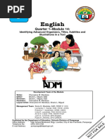 English: Quarter 1 - Module 14