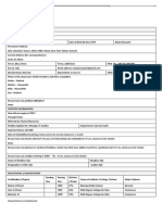 Employment Application Form: Human Resource Department
