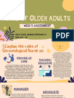 Care of Older Adults: Week 7: Assignment