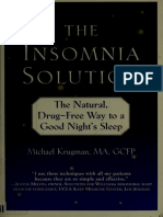 The Insomnia Solution The Natural Drug Free Way To A Good Nights Sleep Feldenkrais Based Paperbacknbsped 0446693243 9780446693240 Compress