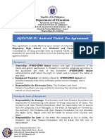 AQUATAB S1 Android Tablet Use Agreement: Department of Education