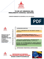 Proyecto de Ley de Parlamento Comunal Nacional PRESENTACIÓN