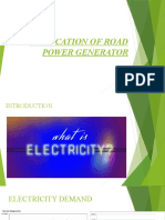 Fabrication of Road Power Generator