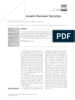 Physiology of Growth Hormone Secretion