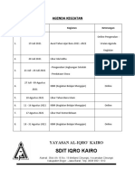 Agenda Juli Agustus 2021