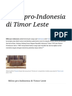 Milisi Pro-Indonesia Di Timor Leste - Wikipedia Bahasa Indonesia, Ensiklopedia Bebas
