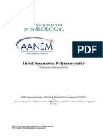 Distal Symmetric Polyneuropathy