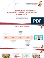 Presupuesto Publico Territorial