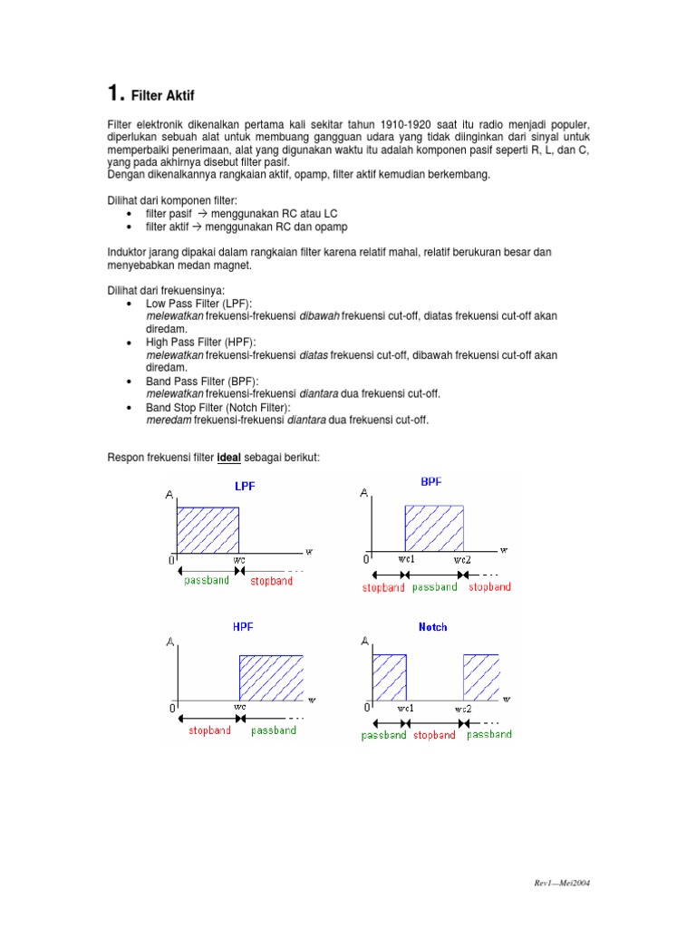 2 - Op Amp (Filter Aktif) | PDF