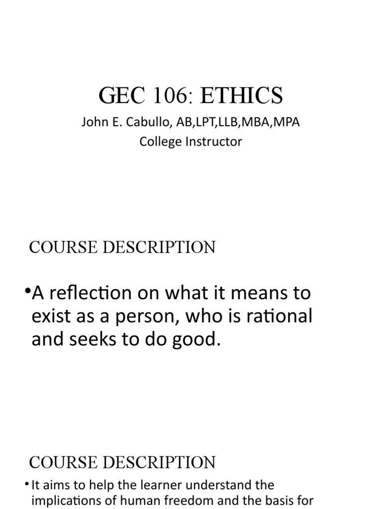 Understanding Ethics and Morality | PDF | Morality | Philosophical Theories