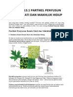 Modul 13.1 Partikel Penyusun Benda Mati Dan Makhluk Hidup