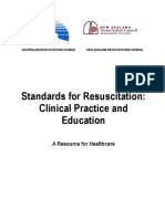 Standards For Resuscitation: Clinical Practice and Education