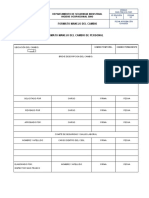 F-031 Formato Manejo Del Cambio