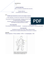 Avaliação Antropométrica