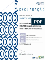 AVALIAÇÃO FINAL - Imprima Sua Declaração de Conclusão - Equipe de Aplicação