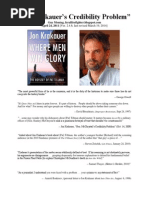 Download Jon Krakauers Credibility Problem Ver 246  April 24 2011 Last Updated 3-20-14 by Guy Montag SN53912460 doc pdf