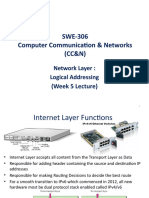 SWE-306 Computer Communication & Networks (CC&N) : (Week 5 Lecture)