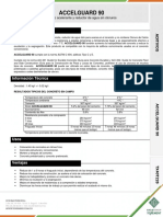 Ficha Técnica. Accelguard-90-ADITIVO. Toxement. Toscana