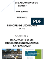 PPES ECO CHAP2 Les Principes & Problèmes Fondamentaux en Économie