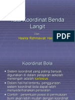 Materi Tata Koordinat Langit