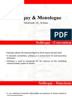 Soliloquy & Monologue: Yulistiyanti, SS., M.Hum