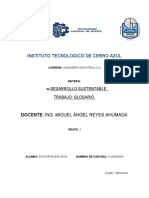 Instituto Tecnologico de Cerro Azul: Docente: Ing. Miguel Ángel Reyes Ahumada