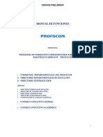 Manual de Funciones PROFOCOM1