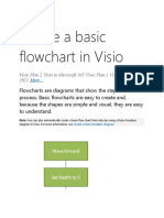 Create A Basic Flowchart in Visio