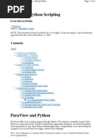 Paraview/Python Scripting: From Kitwarepublic