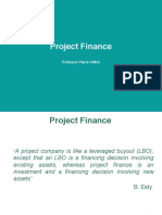 Project Finance: Professor Pierre Hillion