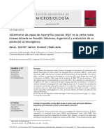 2013 - Potencial Ocratoxigénico de Aspergillus (Con TLC, Usan Patron OTA)