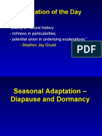 Diapause and Dormancy