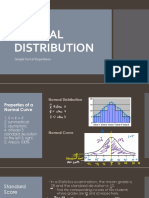 Normal Distribution: Simple Test of Hypothesis