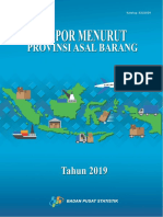 Ekspor Indonesia Menurut Provinsi Asal Barang 2019