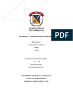 Pre Informe N°7 - Ensayo de Flexión en Vigas de Madera: Jairo Daniel Castro Chiquiza