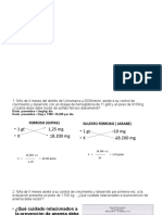 Dosis de Sulfao Ferroso Tareamiercoles