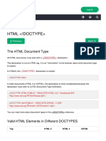 HTML Doctype - Asp