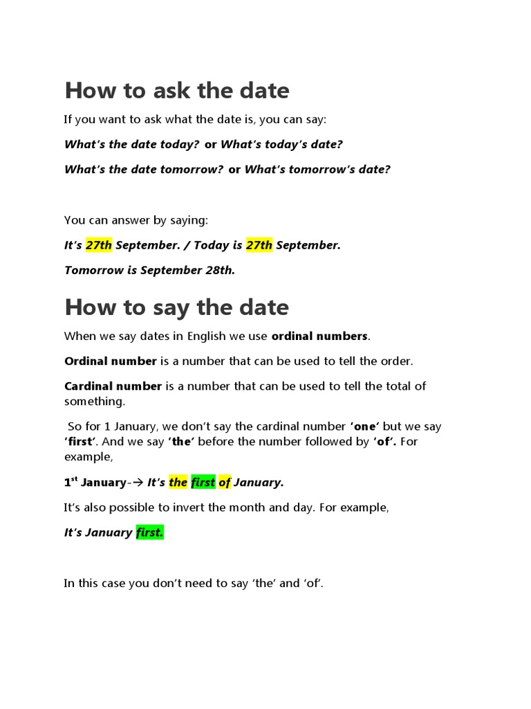 Material Dates | PDF