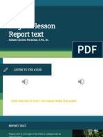Material Report Text