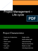 Project Management - Life Cycle