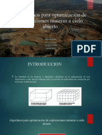 Algoritmos de Optimización de Pit Final.