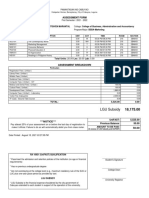 LGU Subsidy: Assessment Form