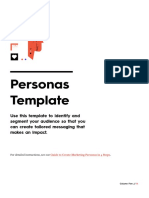 Create targeted messaging with marketing personas template