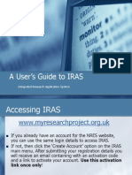 A User's Guide To IRAS: Integrated Research Application System
