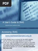 A User's Guide To IRAS: Integrated Research Application System