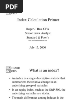 Index Calculations