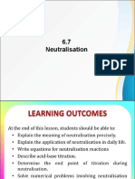 6.7 Neutralisation