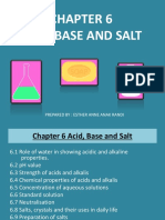 6.1 Role of Water in Showing Chemical Properties of Acid and Alkali