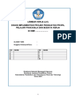 Panduan Disain Implementasi p5bk Di Smk Pk- Lk-wayan