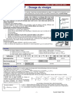 TP Dosage Phmetrique